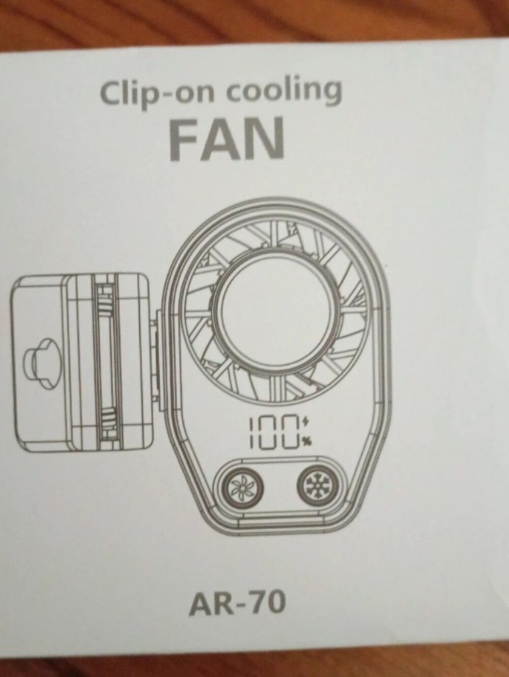 2pk- High speed Clip-On Cooling Fan